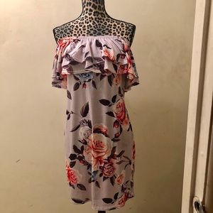 Plus Size Off The Shoulder Dress